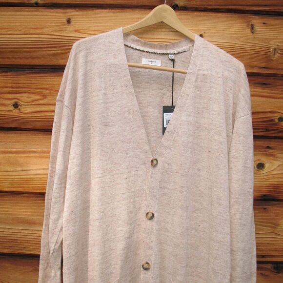 NWT Billy Reid Linen Long Cardigan Sweater - Picture 5 of 13